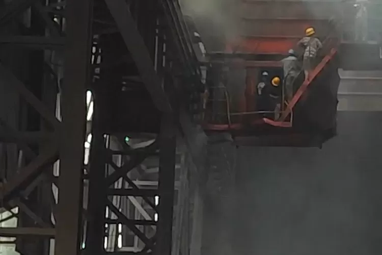 Karyawan kawasan PT IMIP Kembali meninggal terbakar. (Foto: Istimewa)