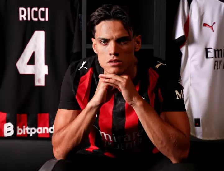 Samuele Ricci resmi gabung AC Milan  (IG: @ricci_samuele)