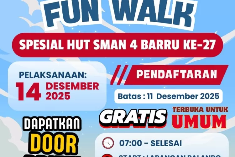 Fun Walk Spesial HUT SMAN Barru 