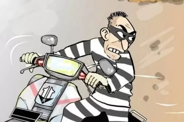 Ilustrasi Curanmor. (RADAR BANYUWANGI)