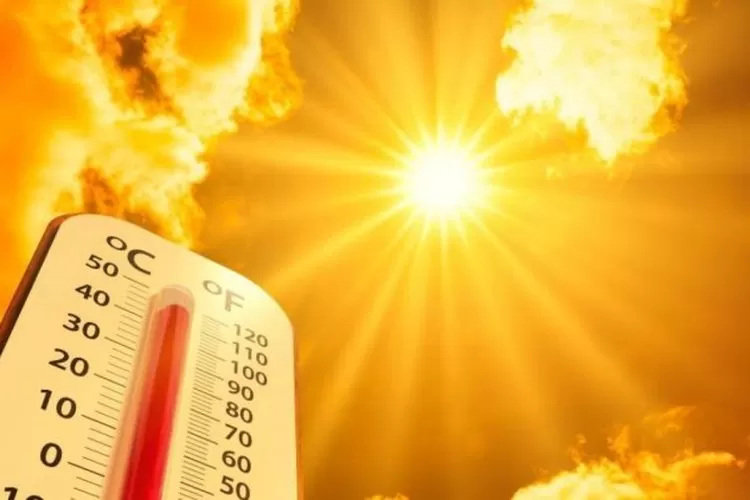 Ilustrasi cuaca panas. (genz.id)