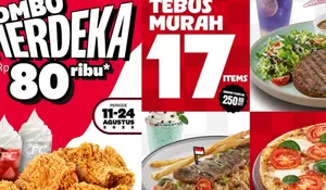 Spesial HUT RI ke-80, Inilah Daftar Promo Makanan 17 Agustus 2025