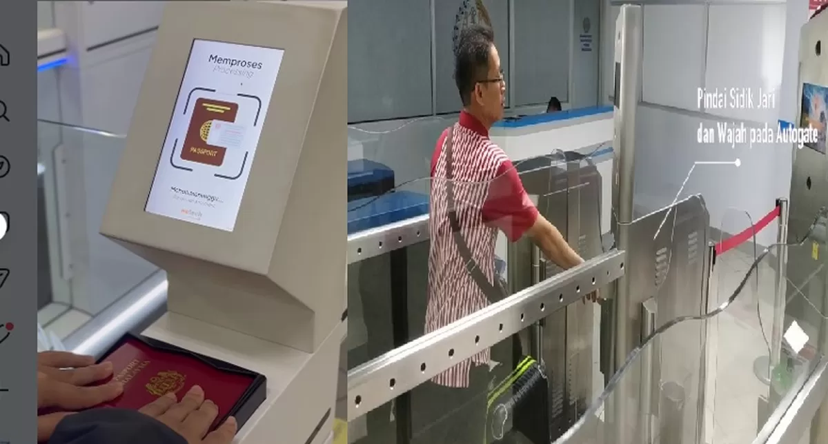 layanan Autogate diterapkan Imigrasi Batam. (dok.instagram imigrasi batam)