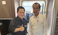 Jokowi Singgung Nama Erick Thohir saat Relawan Pendukung Ingin Panaskan Mesin Menuju Pilpres 2024