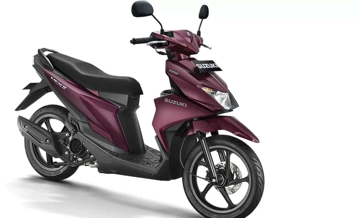 Suzuki NEX II dengan desain body ramping dan sporty.(suzuki.co.id)