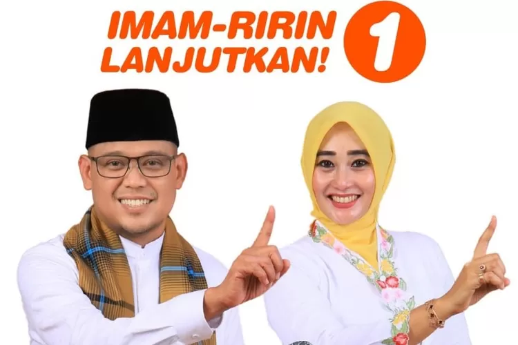 Pasangan Calon Walikota dan Wakil Walikota Depok, Imam Budi Hartono dan Ririn Farabi Arafiq. (RADAR DEPOK)