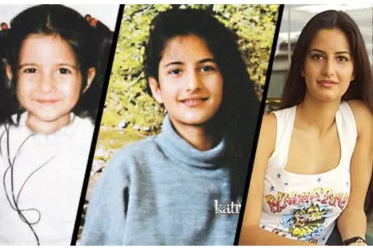 Katrina Kaif nella sua infanzia