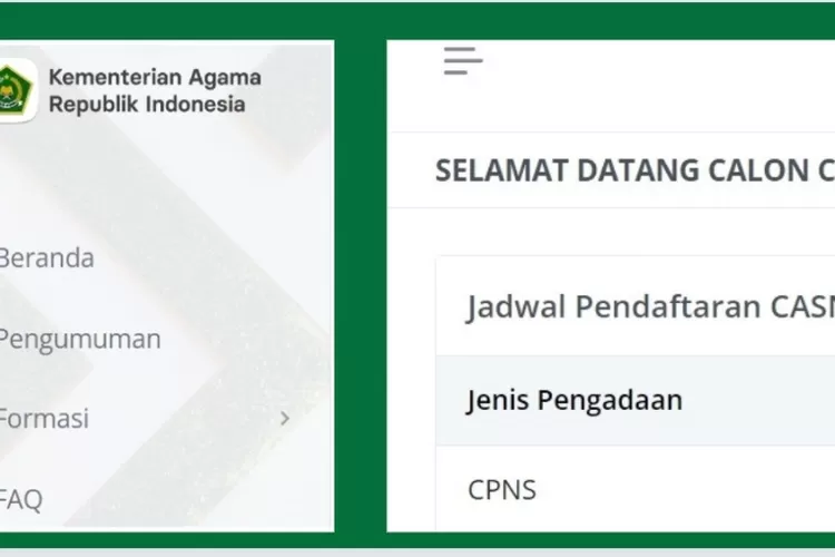 Informasi Cpns Dan Pppk Kemenag Luncurkan Website Khusus Casn Kemenag