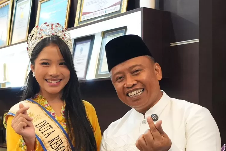 Crysantya Azzara Mozza Pranata seorang bocah berprestasi asal SMAN 1 Depok.  (ANDIKA EKA/RADAR DEPOK)