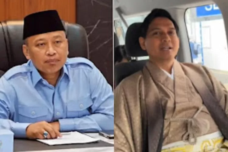 Potret Wali Kota Depok, Supian Suri (kiri) dan Bupati Indramayu Lucky Hakim (kanan). (Instagram.com/@bangsupians - TikTok.com/@dedimulyadiofficial)