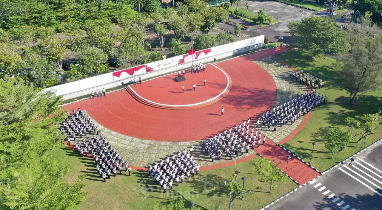 Upacara Harkitnas 2026 di lingkungan PT TIMAH berlangsung khidmat dan diikuti seluruh wilayah operasional perusahaan.