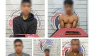 Polres Aceh Selatan Tangkap 5 Pria Simpan Ganja dan Sabu