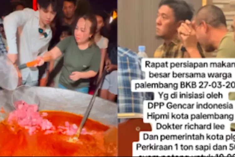 Masyarakat Palembang akan Makan Bersama 1 Ton Rendang Setelah Merasa Dipermalukan Willie Salim. (instagram.com/willie271_ dan achmad_fuadi_irawan)
