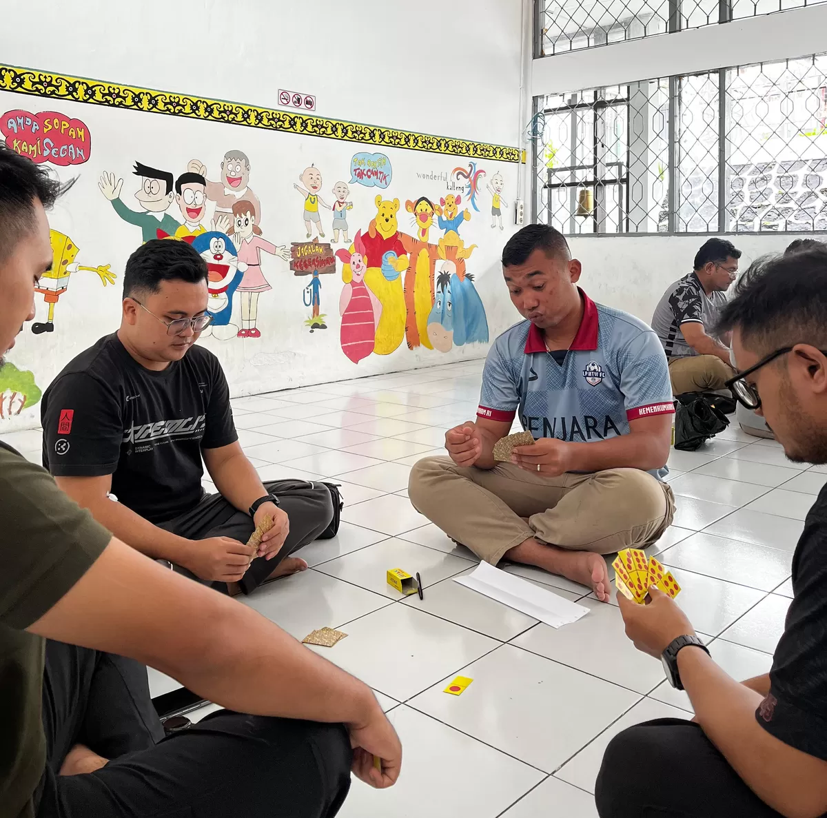 Pegawai Lapas dan Bapas Muara Teweh Saat Kegiatan Lomba Domino