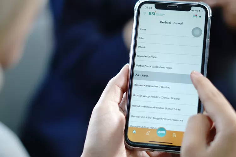 bayar zakat bisa di BSI Mobile