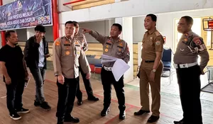 Pastikan Event Basket Kapolda Cup 2026 Berjalan Lancar Dirlantas Polda Sultra koordinasi Bersama Dispora Sultra