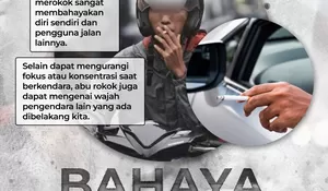  Siap-siap, Berkendara Sambil Merokok di Depok Ditilang! Ini Aturanya