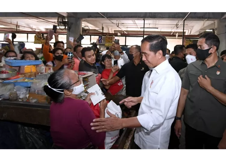 Presiden Joko Widodo Presiden Joko Widodo mengunjungi Pasar Badung, Kabupaten Badung, Provinsi Bali, pada Kamis, 17 November 2022. Foto: BPMI Setpres/Lukas