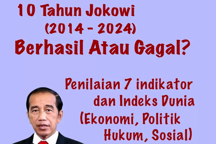 Berhasil atau gagalkah Jokowi? Kajian LSI Denny JA (dok)