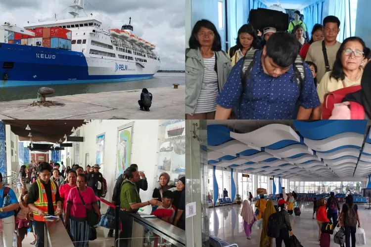 Ribuan penumpang memadati  terminal penumpang bandar Deli Lima hari jelang Natal dan Tahun baru. (Realitasonline.id/ Ist)