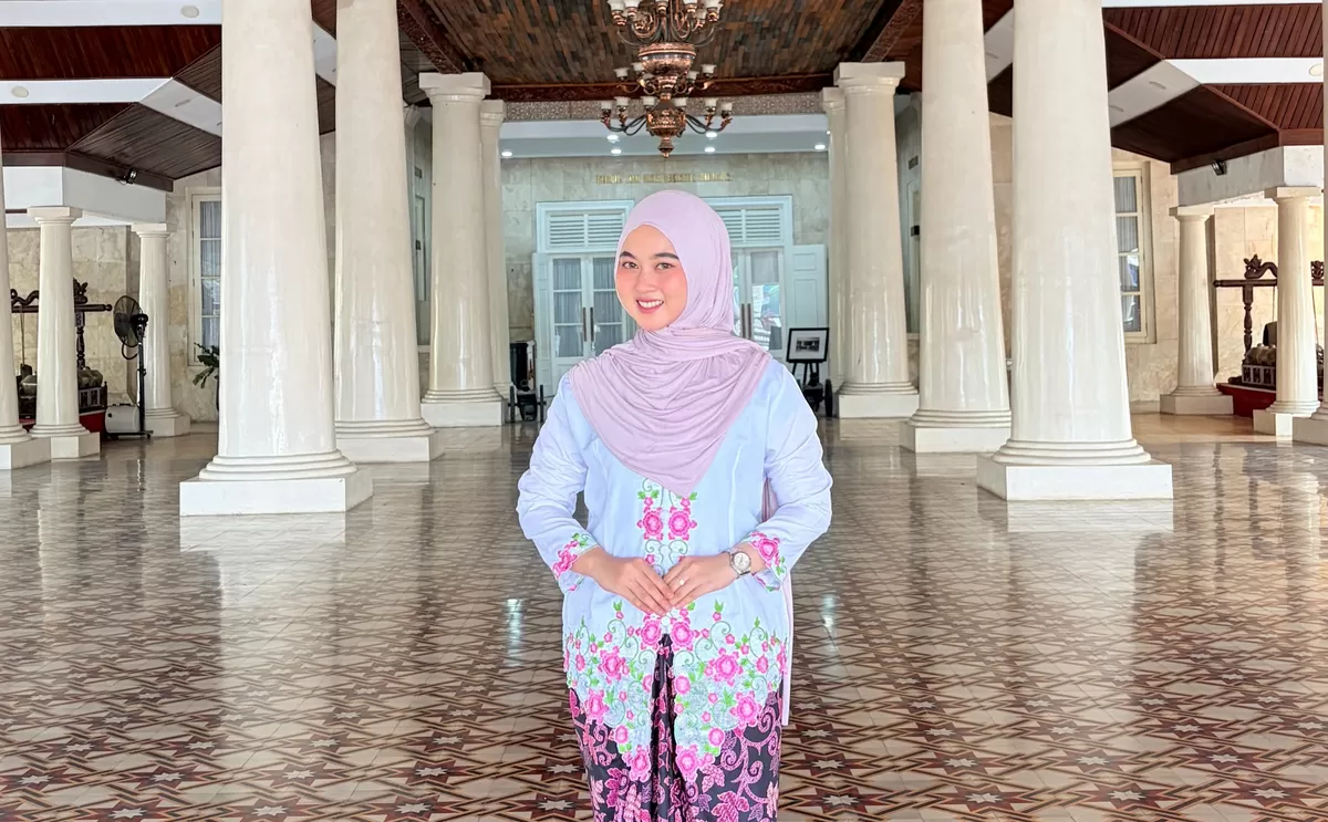 Nok Intan Safarina di Pendopo Indramayu. (FOTO: Istimewa)