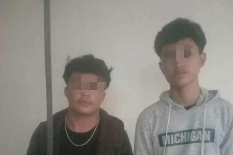 Meresahkan! 2 Remaja Terduga Genk Motor Miliki Klewang Hendak Tawuran Ditangkap Polres Pelabuhan Belawan