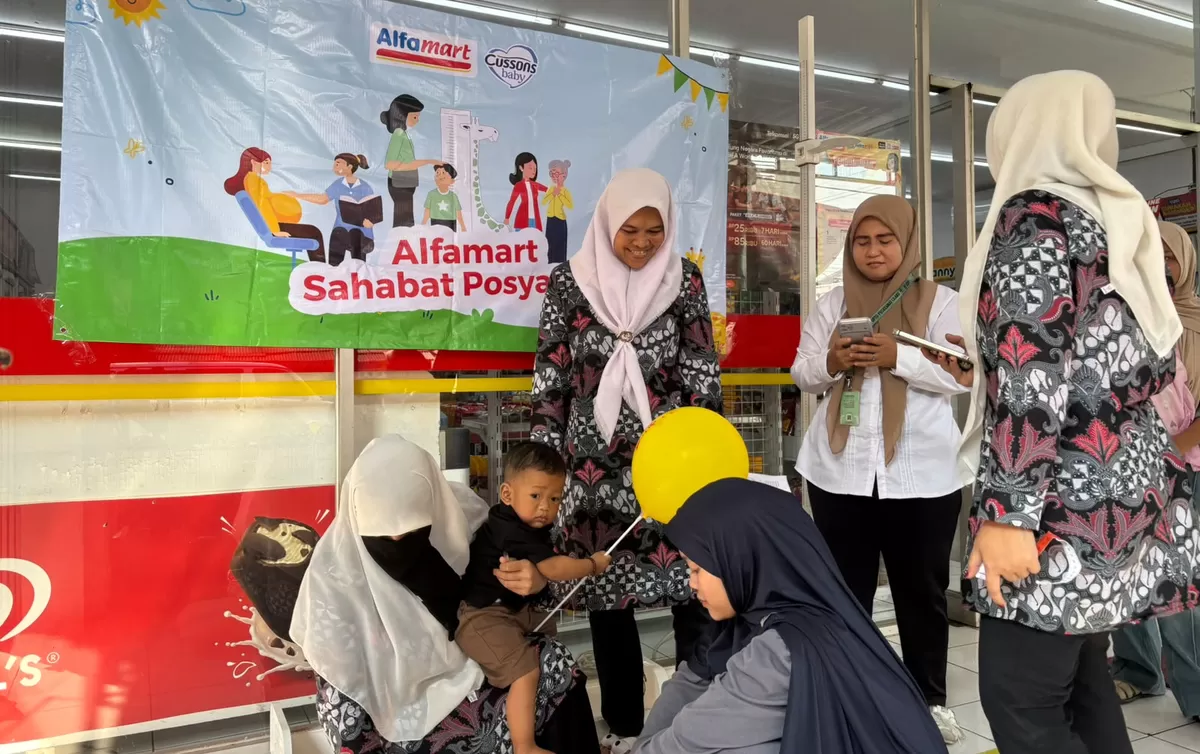 Alfamart dan Cussons Baby menggelar kegiatan Sahabat Posyandu. (FOTO: Ist)