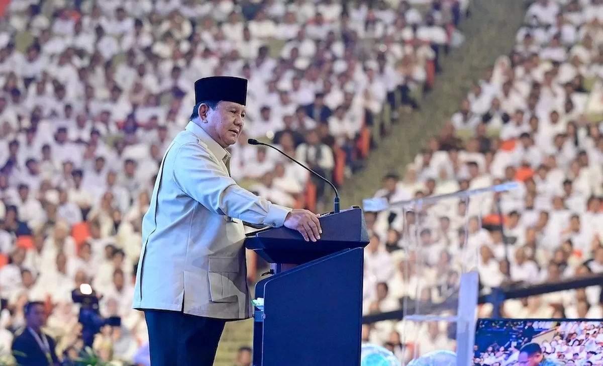 Presiden Prabowo Subianto menghadiri acara Building Indonesia's Future Generations Through Nutrition yang diselenggarakan di Sentul International Convention Center (SICC). (Foto: BPMI Setpres).