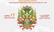 Meriahkan HUT RI ke 79 di Jogja Fashion Carnival 2024! Pawai Seru dan Colorful di Malioboro, Yuk Catat Tanggalnya, Jangan Ketinggalan!