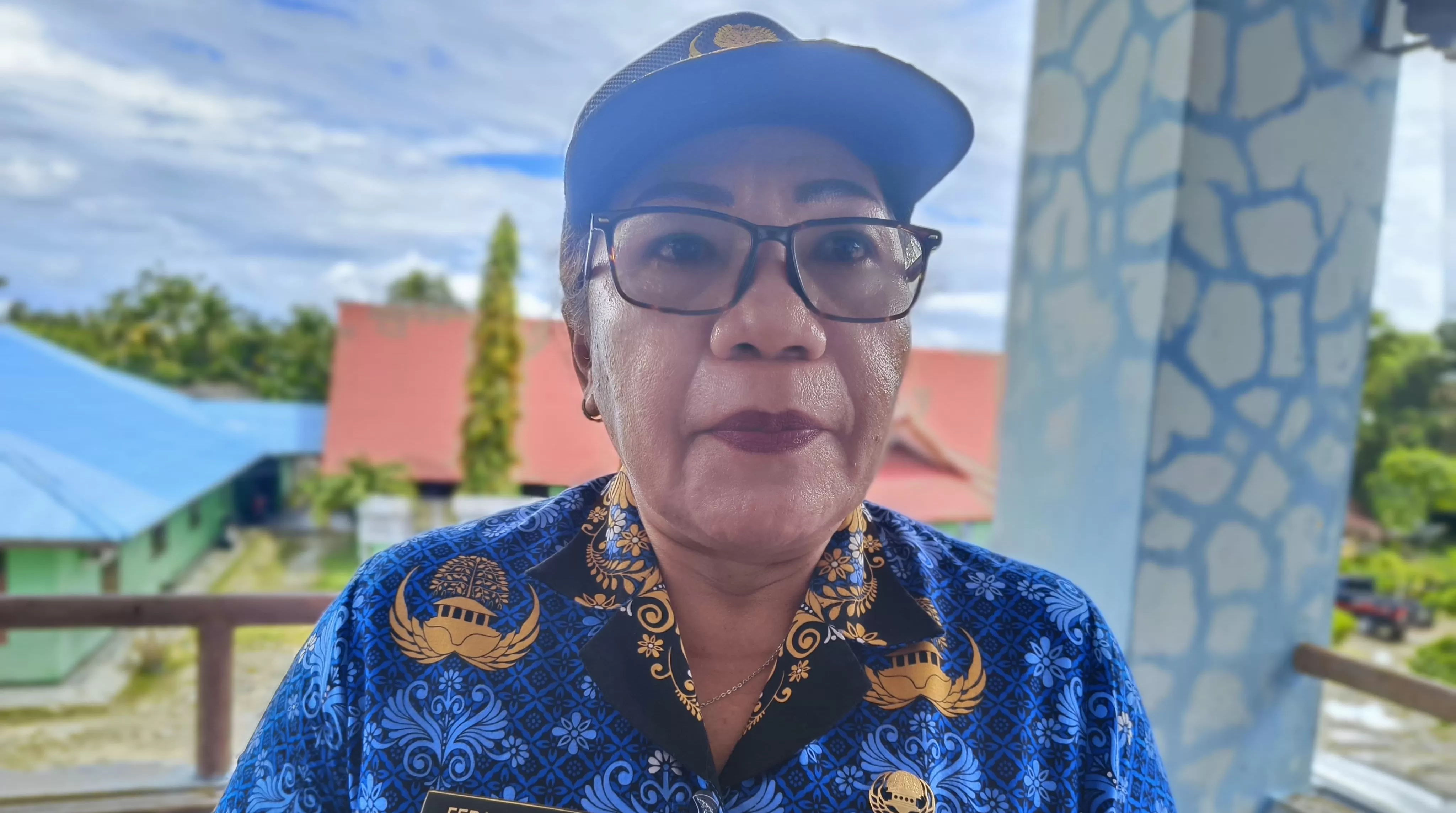 Kepala BKPSDM Biak Numfor, Fera Dika Sroyer. (CENDERAWASIH POS/ISMAIL)