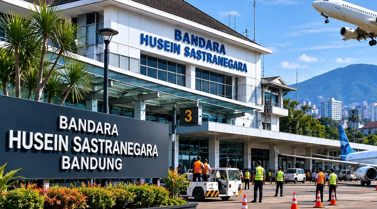 Ilustrasi. Bandara Husein Sastranegara di Bandung kembali akan beroperasi. 