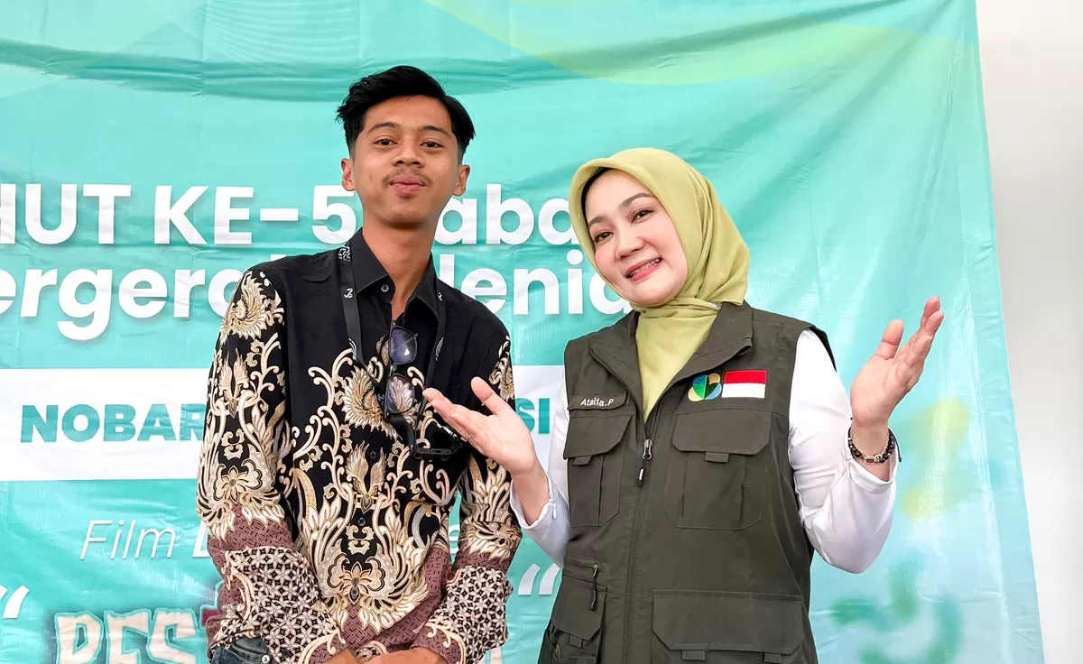 Kepala Bidang Pendidikan JBZ Kabupaten Cianjur, Rizieq Alman dan Pendiri Jabar Bergerak, Atalia Praratya. (FOTO: Istimewa) ( )