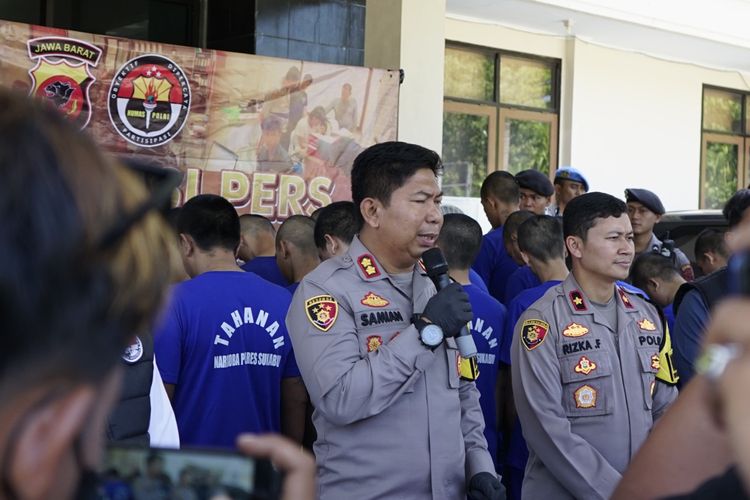 Polres Sukabumi Bongkar Kasus Peredaran Sabu Sinte dan Obat Terlarang