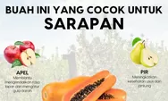 5 Buah Yang Cocok Untuk Sarapan Selain Nasi Dan Roti, Baik Buat Yang Diet!