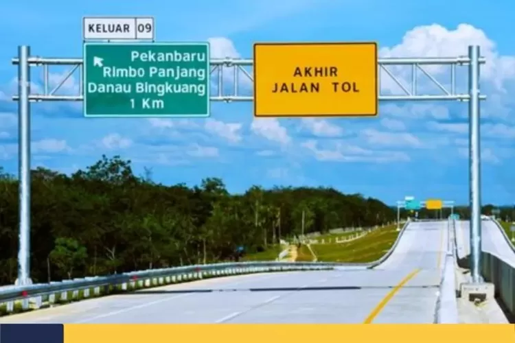 Jalan Tol Bangkinang-Koto Kampar di Provinsi Riau telah mendapatkan Sertifikat Laik Operasi (SLO) dari Kementerian PUPR. Rangkaian Jalan Tol Trans Sumatera (JTTS) ini akan dioperasikan gratis. (Instagram: pupr_bpjt)