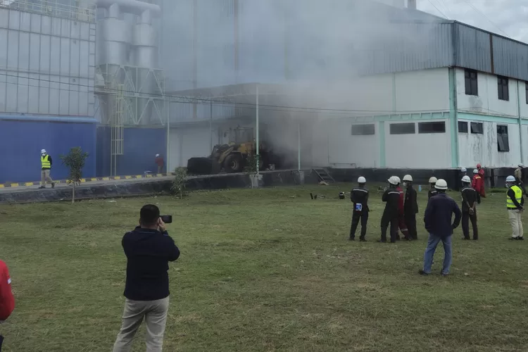 Insiden tumpahan aluminium cair di area proses produksi PT IAA