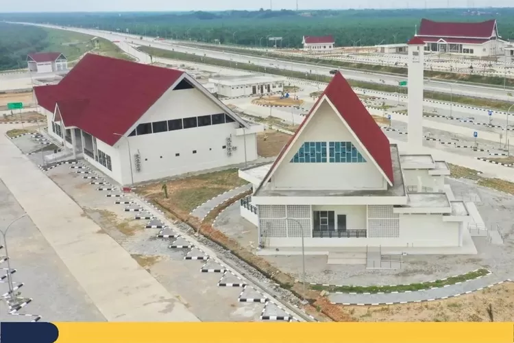 Pihak pengembang siap merampungkan pembangunan 2 rest area cantik di Jalan Tol Binjai-Pangkalan Brandan di Provinsi Sumatera Utara. Jalan tol ini bagian dari Jalan Tol Trans Sumatera (JTTS). (Dok: PUPR_BPJT)