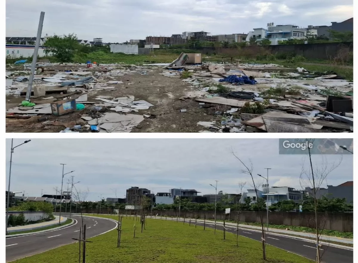 Jalan di kawasan CPI Kota Makassar rampung dikerjakan Pemprov Sulsel.