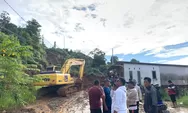 Banjir dan Longsor Isolasi Desa Ganda-Ganda, Ketua DPRD Morut Gercep Kirim Alat Berat