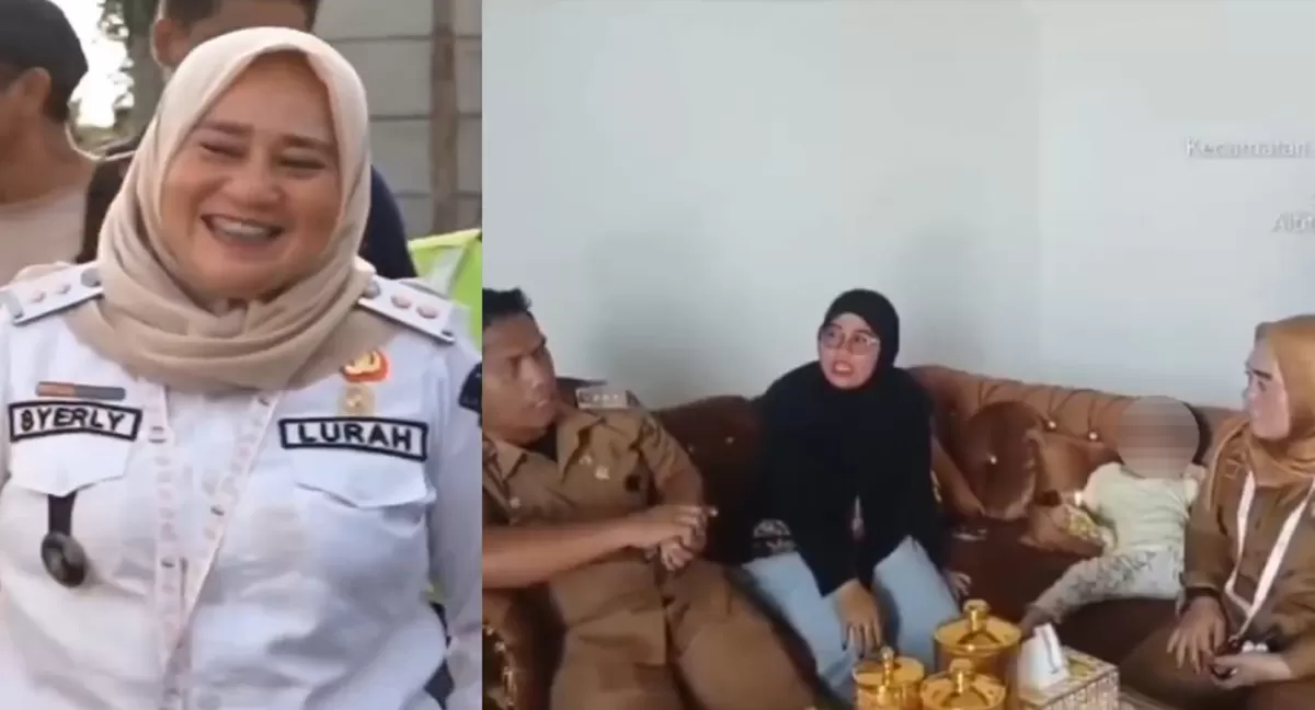 Lurah Paya Pasir, Syerly, kunjungi kediaman warga usai respon soal keluhan penerangan jalan viral (X/sevenfeeds)