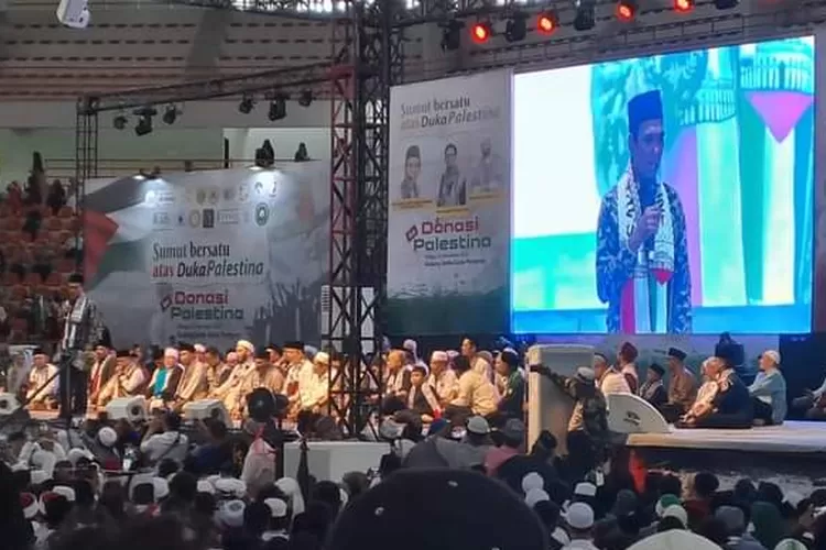 Ribuan umat Islam hadiri acara Sumut Bersatu Atas Duka Palestina (Zufarnesia/Realitasonline.id)