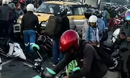 Mobil Hantam 8 Motor di Simpang K Square Batam, Dua Korban Luka Berat