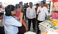 Presiden Jokowi ke Sumut Tinjau Bahan Pokok di Pasar Kawat Tanjungbalai, Pj Gubernur: Stok Aman