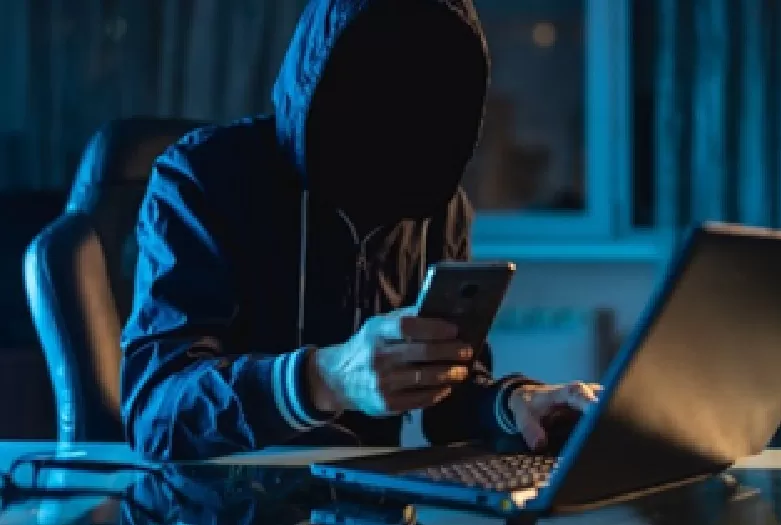 Ilustrasi penipuan digital.