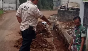 Proyek Pokmas di Pangkalanjati Baru Depok Dipantau, LPM Bilang Begini