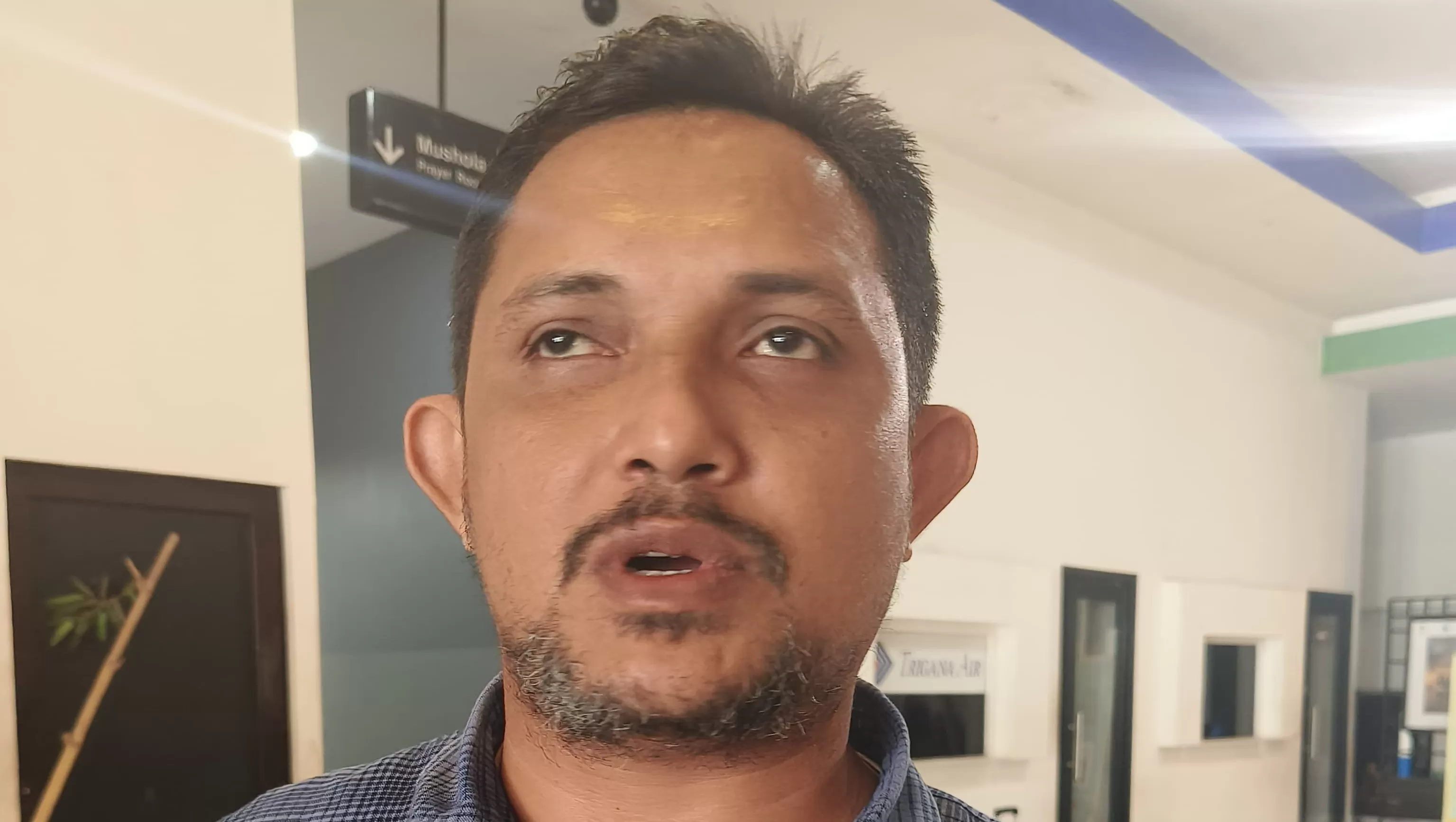 Ketua KPU Biak Numfor, Joey Lawalata (CENDERAWASIH POS/ISMAIL)