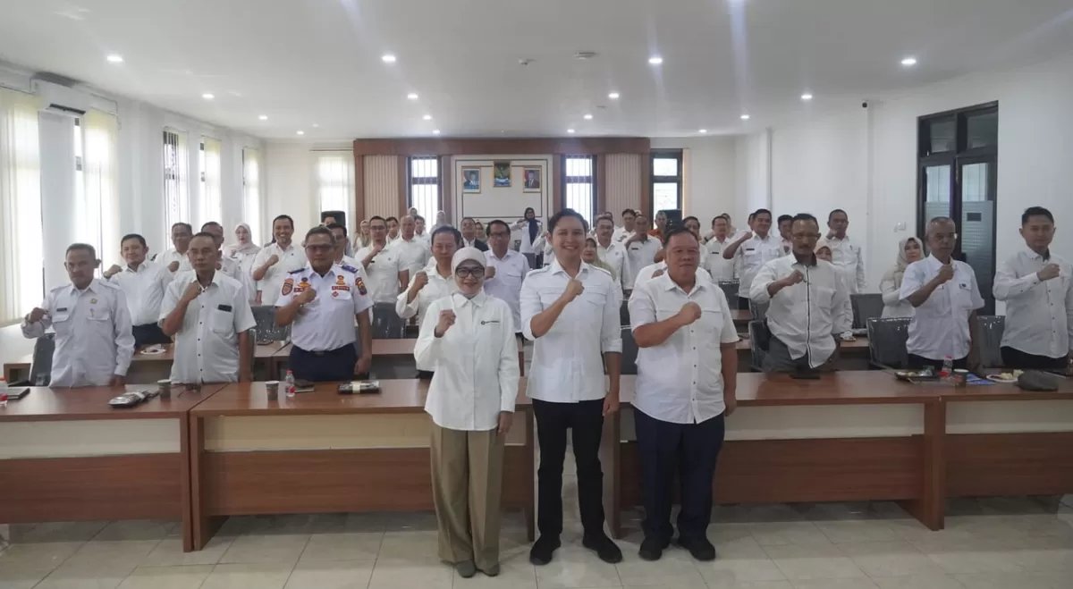 Pemerintah Kabupaten Cianjur bersama Bank Indonesia dan instansi terkait menggelar High Level Meeting TPID dan TP2DD untuk menjaga stabilitas harga dan percepatan digitalisasi ekonomi daerah. (FOTO: Ist)