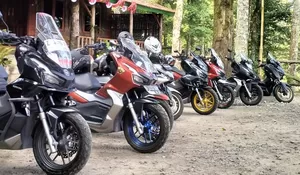 Dari Curug Hingga Pantai Warnai Kegiatan Sunmori ADV Riders Bandung