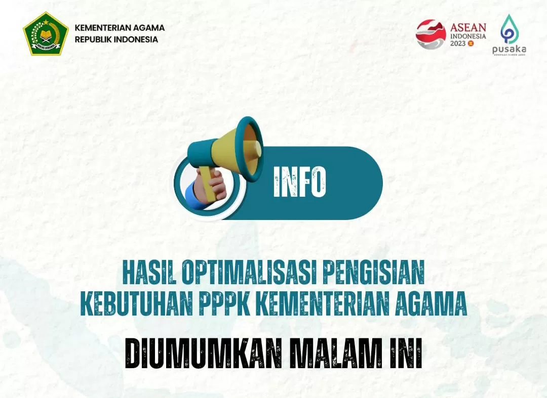 Link Pengumuman Hasil Optimasi Pengisian Jabatan PPPK Kemenag 2022 Dan
