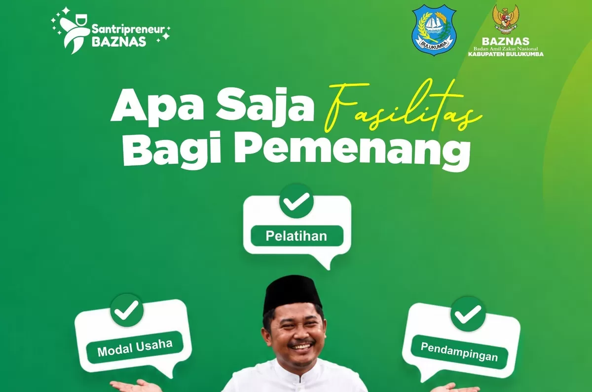 Baznas Bulukumba buka Program Santripreneur 2026.